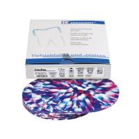 Erkoflex freestyle - термоформовочные пластины, цвет tie-dye, 125×125 мм, 5 шт.