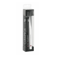 CURAPROX 5100 Ultrasoft White is Black - набор из двух зубных щёток