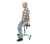 SmartStool SM03B - эргономичный стул-седло со спинкой